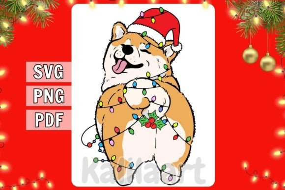 Christmas Dog SVG: A Festive Embroidery Design