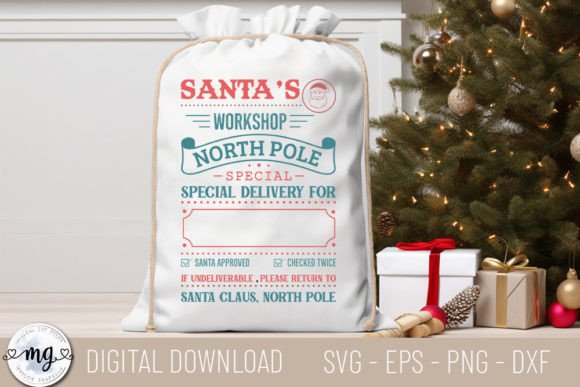 Christmas Santa Sack SVG: A Festive Addition to Your Crafts