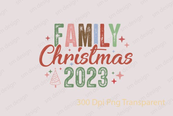 Family Christmas 2023 SVG Design for Festive Crafts and Graphics