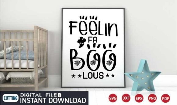 Feelin Fa Boo Lous Svg: A Charming Embroidery Design