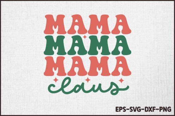 Mama Claus Retro Christmas SVG: A Festive Embroidery Gem
