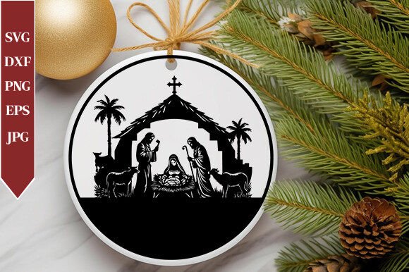 Nativity SVG: A Versatile Graphics Asset for Crafts and Publishing