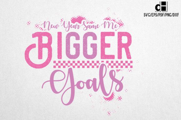 Pink New Year Quote SVG: A Fresh Start for 2024