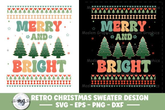 Review: Merry and Bright - Christmas Sweater SVG for Graphics & Crafts