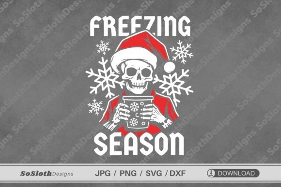 Review: Santa Skull Svg, Freezing Season Svg for Creative Crafts and Graphics