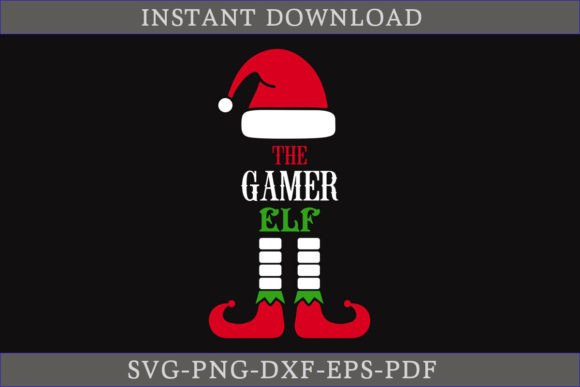 Review: The Gamer Elf Christmas Gamer Shirt SVG for Graphics and Crafts