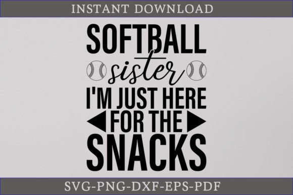 Softball Sister SVG Shirt: A Versatile Graphics Asset for Crafts