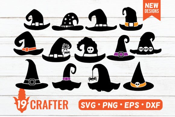 Witch Hat Halloween SVG Bundle: A Graphics Essential for Crafts